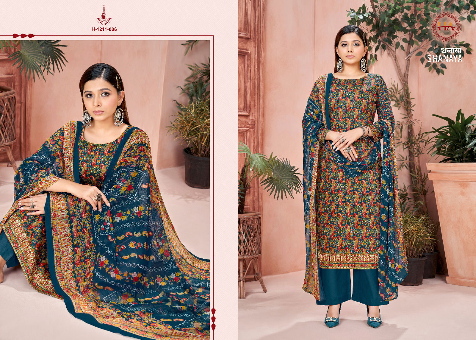 Shanaya By Harshit Printed Cotton Dress Material Catalog